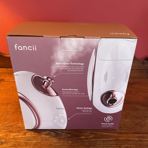 Fancii Rivo Smart Aromatherapy Facial Steamer Model FC-RFSRG Open Box Complete - Picture 3 of 7